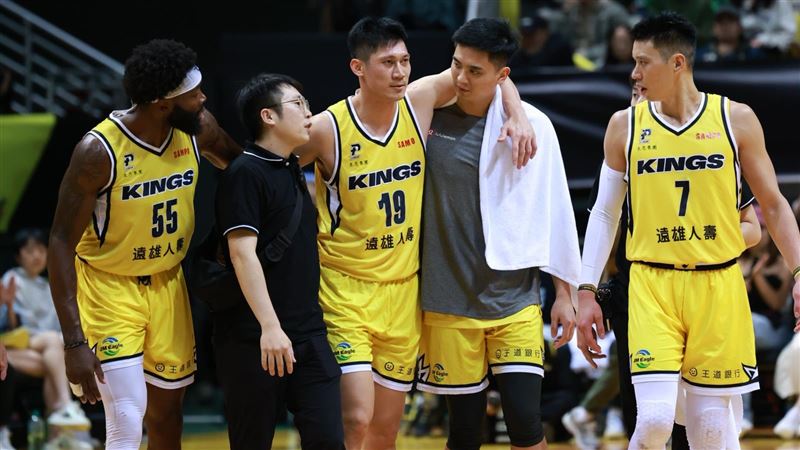 新北國王林金榜剛抵台，首節就被叫上場，沃許本爆料表情傻眼。（資料圖／新北國王提供）