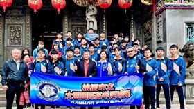 桃園大廟景福宮贊助10萬元　支持大園高中足球隊赴日比賽