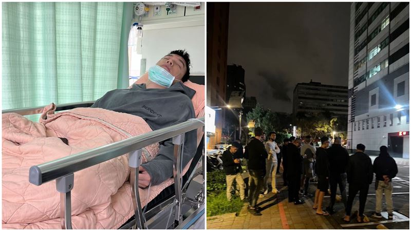Toyz住院治療！醫院外10多名黑衣人聚集了