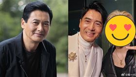 ▲周潤發，男團Stray kids成員Felix（李龍馥）。（圖／翻攝自微博）