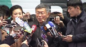 ▲柯文哲、吳欣盈受訪。