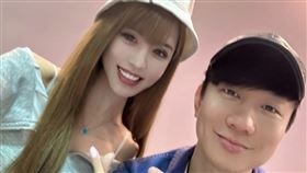 「By2」的妹妹Yumi巧遇林俊傑。（圖／翻攝自IG）