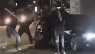 「棒球隊」街頭尋仇　1男遭爆打哀嚎竄逃