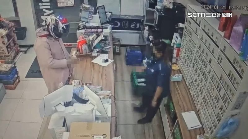 宜蘭男持刀搶超商！店員躲倉庫報警抓人
