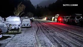 寒流來襲！　宜蘭「思源啞口」變身銀白世界