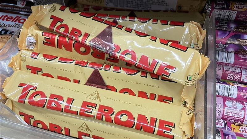 瑞士三角巧克力出包　台灣進口狀況曝光