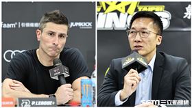 ▲領航猿主帥卡米諾斯、富邦勇士總教練許晉哲被PLG書面警告。（組合圖／記者劉彥池攝影）