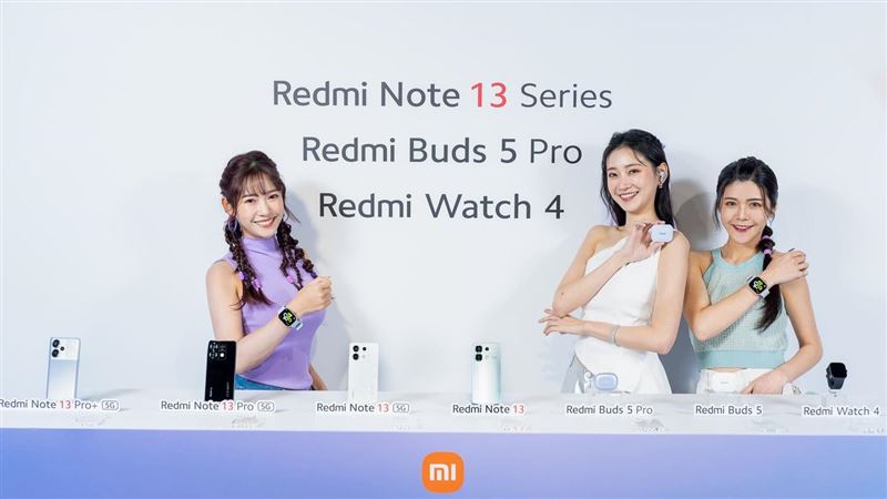 突破中階天花板　Redmi Note 13系列開賣