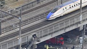 日本新幹線意外！停電卡高架軌道　359名乘客平安疏散（圖／美聯社／達志影像）