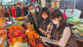 農曆春節將屆  中市府市場民生物資物價查察農曆春節將屆，台中市政府針對公有零售市場、大賣場及夜市進行民生物資物價查察，持續監控民生物資，確保物價穩定。（台中市政府提供）中央社記者郝雪卿傳真  113年1月23日