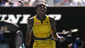▲葛芙（Coco Gauff）生涯首度闖進澳網女單4強。（圖／美聯社／達志影像）