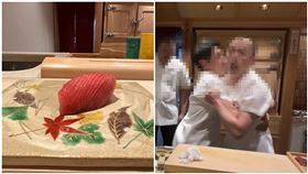 櫻花妹吃高級壽司「差點被打」！主廚暴怒照曝光　網見始末不挺了（圖／翻攝自X@totonoijinsei）