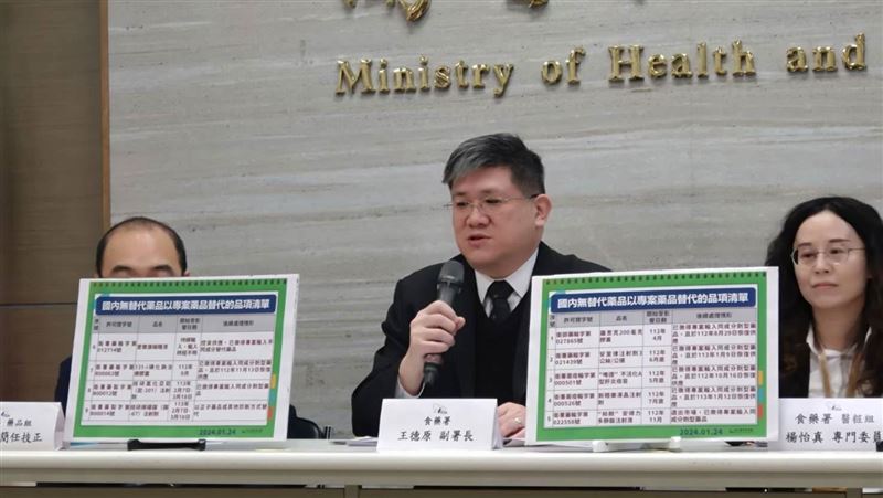 9項無替代藥品傳缺藥　最新供應狀況曝