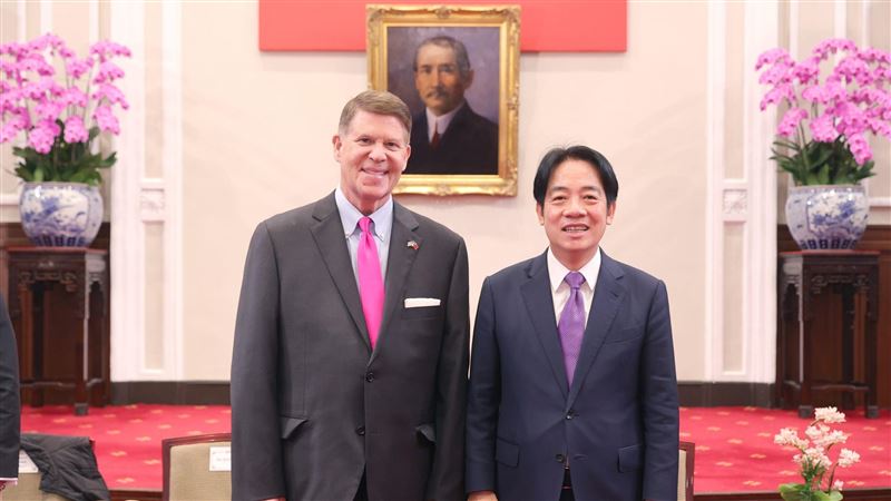 接見美台商會訪團　賴清德喊維持台海現狀