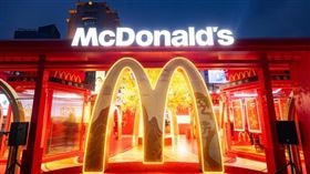 中國麥當勞，金拱門（圖／翻攝自麥當勞微博）