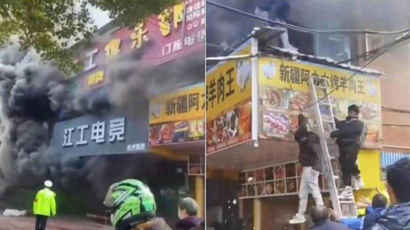江西火警奪39命！「爬窗跳床墊」畫面曝光