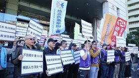 李信燕機師工會理事長/長榮機師工會/抗議（圖／記者邱榮吉攝影）