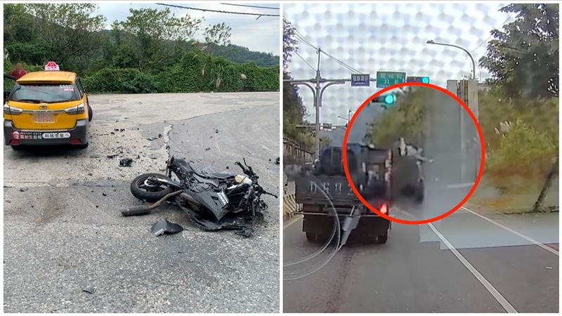 黃牌重機撞小黃！22歲女騎士噴飛落地慘死