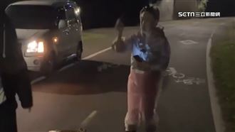 持通行證單車道上撞傷騎士　駕駛嗆你違規