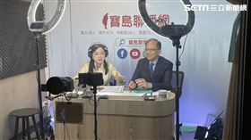 游錫堃接受周玉蔻專訪（圖／記者高逸帆攝影）