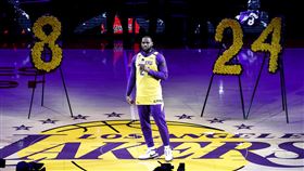 ▲布萊恩（Kobe Bryant）1月26日發文恭喜詹姆斯（LeBron James）得分超越他，隔天空難過世。（圖／美聯社／達志影像）