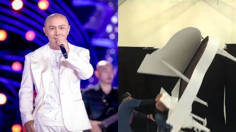 張衛健演唱會彩排爆意外　驚險畫面流出