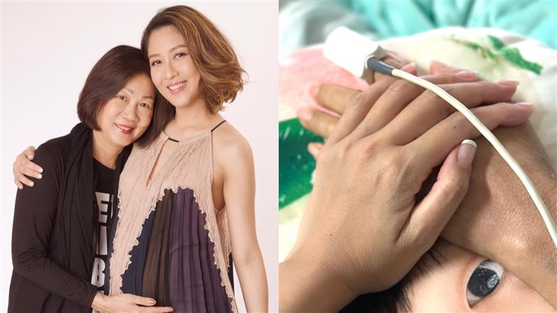 女星媽急性血癌病逝　痛喊：我怎能失去您