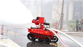 新竹縣消防局,高樓救災,演習,（圖／新竹縣消防局提供）