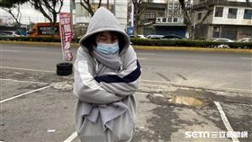 寒流/天氣/羽絨(記者陳弋攝影)
