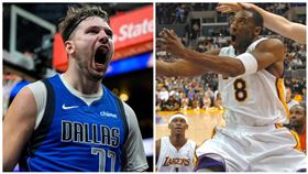 ▲東契奇（Luka Doncic）單場飆進73分，成為布萊恩（Kobe Bryant）後第2人。（圖／美聯社／達志影像）