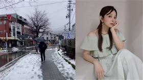 入冬以來最強寒流襲台，也讓定居台灣多年的愛紗十分有感。（圖／翻攝自千田愛紗臉書）