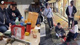 超哥在警局泡茶聊天。（圖／翻攝自臉書）