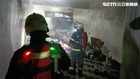 彰化線西透天厝火警，中風男死亡。(圖/民眾提供)