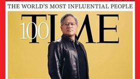 翻攝自TIME官網、黃仁勳臉書
