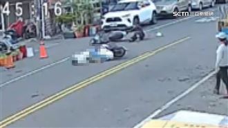 2車相撞男逃現場　奔跑百米「跳蓮池潭」