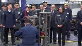 ▲蔡英文春節勗勉「海軍馬公後勤支援指揮部」