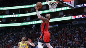 火箭小將小將懷特莫（Cameron Whitmore）139秒內連轟12分。（圖／美聯社／達志影像）