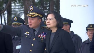 蔡英文到澎湖視察　喊政府擴大對國軍支持