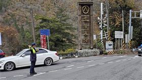 武陵櫻花季將登場  警方規劃交通疏運措施武陵農場櫻花季將登場，台中市警方30日公布，疏運時程從2月8日持續至29日，規劃場內總量管制、道路交通管制、團客預約入場等交通疏運措施。（警方提供）中央社記者郝雪卿傳真  113年1月30日