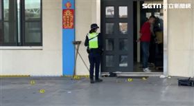 雲林兩派談判開槍　工廠滿布彈痕警抓捕中（圖／翻攝畫面）