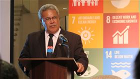 吐瓦魯總理挺台加入聯合國專門機構駐紐約辦事處18日舉辦「永續發展全球夥伴關係」研討會，吐瓦魯總理索本嘉說，台灣主動參與國際事務，吐瓦魯支持台灣加入世界衛生組織等聯合國專門機構。中央社記者尹俊傑紐約攝  107年9月19日