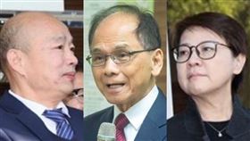 韓國瑜，游錫堃，黃珊珊（記者鄭孟晃攝影、立法院提供）