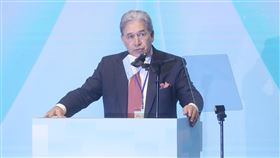 紐西蘭前副總理皮特斯出席玉山論壇台灣亞洲交流基金會7日在台北美福大飯店舉行第6屆玉山論壇，紐西蘭前副總理兼外長皮特斯（Winston Peters，另譯：彼特斯）（圖）出席開幕式致詞。中央社記者裴禛攝  111年10月7日