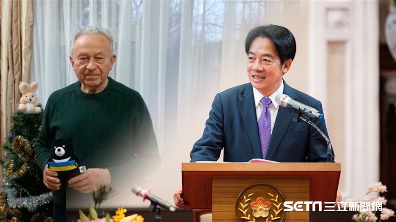 獨／信曝光！烏克蘭8旬醫賀台、讚賴清德