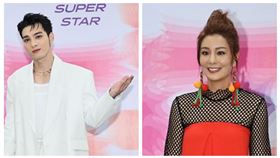 偉晉、莎莎（記者鄭孟晃攝）