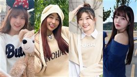 「樂天女孩」孟潔、陳伊、林穎樂、李恩菲。（圖／翻攝自IG）