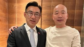 韓國瑜、江啟臣有機會單獨取得立法院正副院長。（圖／翻攝自韓國瑜臉書）