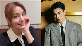 莎莎（左）被網友點名是害黃偉晉（右）被罵的戰犯。（圖／翻攝自莎莎、黃偉晉IG）