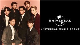 ▲環球音樂集團（UMG），BTS。（圖／翻攝自X）