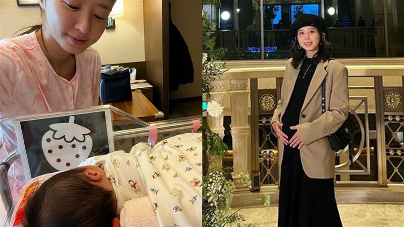 洪詩見女兒口鼻溢奶嚇壞！產後身心痛崩潰